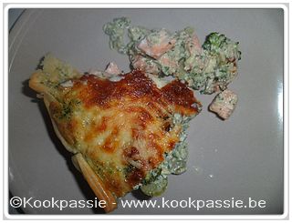 kookpassie.be - Quiche van zalm, broccoli en venkel