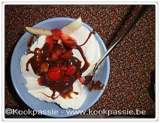 kookpassie.be - Eerste aardbeien - Aardbeien, bananenijs