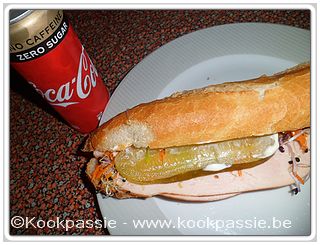 kookpassie.be - Regendag - Kalkoensandwich