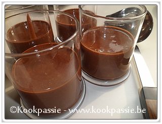 kookpassie.be - Petites crèmes rapides au chocolat et ricotta