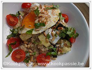 kookpassie.be - Légumes au quinoa et chèvre frais