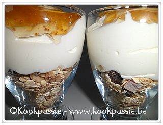 kookpassie.be - Havermoutcrumble, Griekse yoghurt, Vijgenjam
