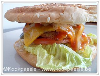 kookpassie.be - Home Made cheeseburger