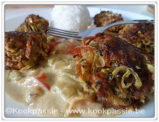 kookpassie.be - Courgetteballetjes in een gekruide saus