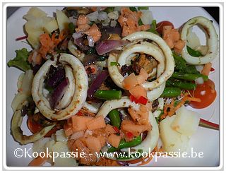 kookpassie.be - Inktvis - Salade de poulpe grillé