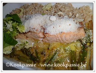 kookpassie.be - Zalm - Zalm met asperges in de oven