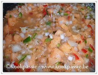 kookpassie.be - Vinaigrette - Pittige meloensalsa