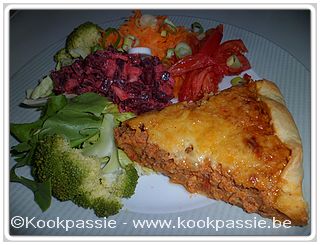 kookpassie.be - Quiche - Bolognesetaart (dag1)