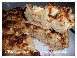 kookpassie.be - Bladerdeegtaart met appel en amandelnoot (Jeroen Meus, in boek met peren)