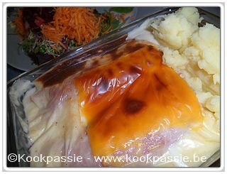 kookpassie.be - Witloof met hesp, kaassaus en puree