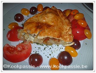 kookpassie.be - Tourte entre poire et fromage