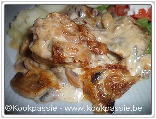 kookpassie.be - Romige ovenschotel met kip en champignons