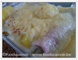 kookpassie.be - Witloof met kaas en hesp en puree