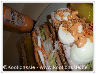 kookpassie.be - Broodje kippenwit cocktailsaus