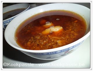 kookpassie.be - Varia - Thaise soep met garnalen en champignons