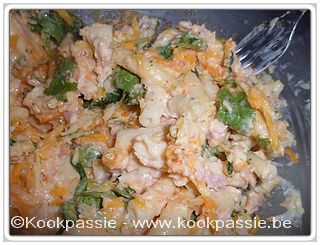 kookpassie.be - Macaroni met cheddar, hesp en rucola (2,5 dagen)