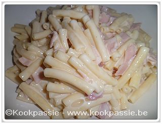 kookpassie.be - Macaroni met kaas en hesp (2 dagen)