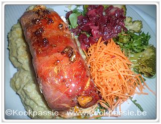 kookpassie.be - Zalm met venkelsaus, rijst en rauwe groenten