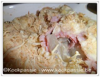 kookpassie.be - Witloof met hesp en kaassaus light