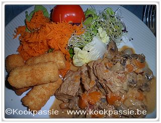 kookpassie.be - Kalfsvlees - Blanquette de veau - Kalfsragout