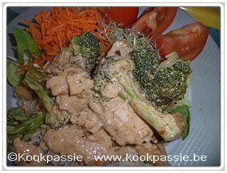 kookpassie.be - Kalkoen met boursin en broccoli