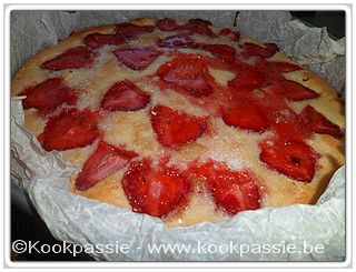 kookpassie.be - Aardbeien - Aardbeiencake