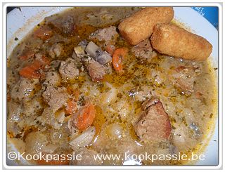 kookpassie.be - Kalfsvlees - Blanquette de veau - Kalfsragout