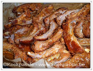 kookpassie.be - Ribbekes van Carrefour Market - 50 min op 150°C