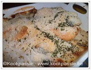 kookpassie.be - Vispannetje met saus van Coquilles - Saint-Jacques gratinées