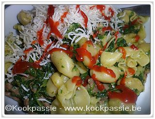 kookpassie.be - Pitavlees, spinazie en Sacchetti (Lidl)