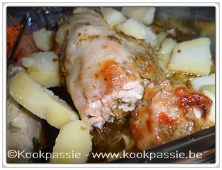 kookpassie.be - Zalm met mozarella, pesto, rauwe ham en rauwe groenten