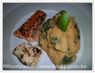 kookpassie.be - Varia - Bloemkool-Wortel puree-spinazie