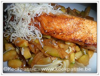 kookpassie.be - Courgette met zalm