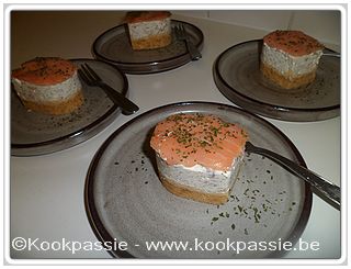 kookpassie.be - Zalm - Cheesecakes salés au saumon