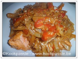 kookpassie.be - Wittekoolpannetje met zalm met macaroni (2 dagen)