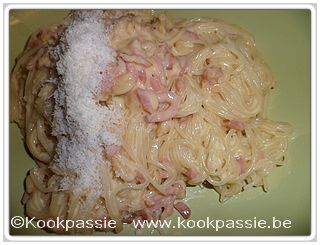 kookpassie.be - Spaghetti carbonara