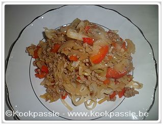 kookpassie.be - Varkensfilet met chinese kool en eiermie (2 dagen)