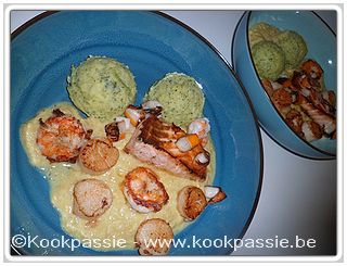 kookpassie.be - Sint-Jacbosschelpen - Saint-Jacques curry-coco