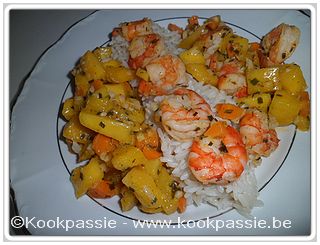 kookpassie.be - Scampi - Crevettes à la créole