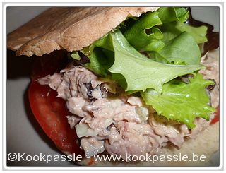 kookpassie.be - Beleg - Sandwich au thon