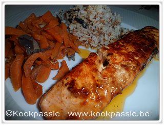 kookpassie.be - Zalm met Terriyaki saus (AH  - 2,19€)