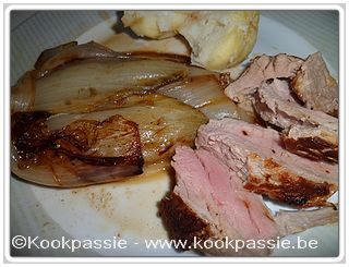 kookpassie.be - Varkenshaasje met witloof en aardappelen