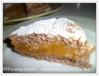 kookpassie.be - Gâteau de haricots blancs à la confiture d'abricots