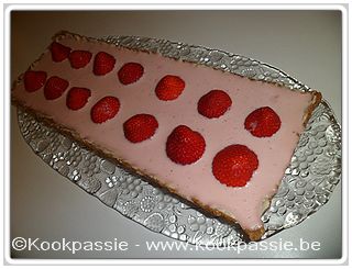 kookpassie.be - Aardbeien - Aardbei-pannacottataart