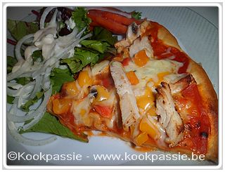 kookpassie.be - Pizza - Pizza met Fritto van Heinz