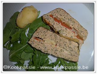 kookpassie.be - Kip - Turkey loaf with courgettes & tomato